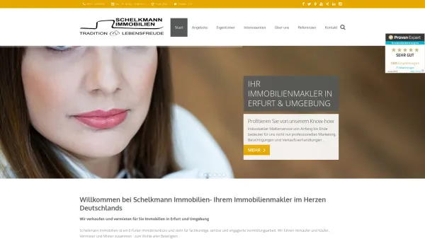 Website Screenshot: Schelkmann & Kollegen Rechtsanwälte und Notare - Immobilienmakler Erfurt - Schelkmann Immobilien - Date: 2023-06-20 10:40:14