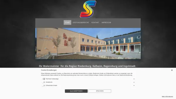 Website Screenshot: Malerbetrieb Schlagbauer - Schlagbauer - Malerbetrieb & Werbetechnik - START - Date: 2023-06-20 10:40:14