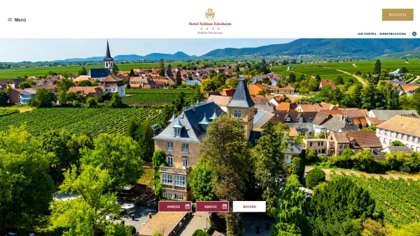 Website Screenshot: Hotel Schloss Edesheim - 4-Sterne-Hotel in der Pfalz - Schloss Edesheim - Date: 2023-06-20 10:40:14