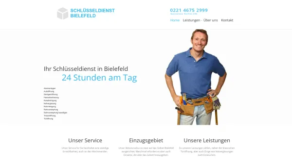 Website Screenshot: Schlüsseldienst Bielefeld, Makhtiev - Schlüsseldienst Bielefeld | Bielefeld und Region - Date: 2023-06-20 10:40:14