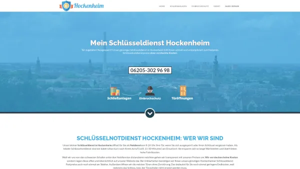 Website Screenshot: Mein Schlüsseldienst Hockenheim - Mein Schlüsseldienst Hockenheim - Türöffnung zum Festpreis - Date: 2023-06-20 10:42:26