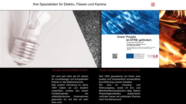 Website Screenshot: Christian Schmidt Elektro GmbH - Home - Date: 2023-06-20 10:40:17