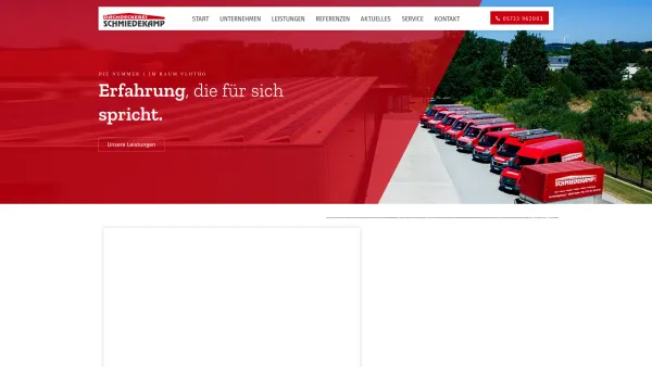 Website Screenshot: Dachdeckerei Schmiedekamp GmbH - Dachdeckerei Schmiedekamp GmbH – Dachdecker mit 100 Jahren Tradition aus Vlotho - Date: 2023-06-20 10:40:17