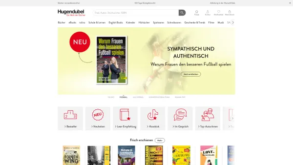 Website Screenshot: Buchhandlung Schmorl & von Seefeld -  Lesen · Hören · Sehen - Buchhandlung Hugendubel: Online Medien- und Buchversand - Date: 2023-06-20 10:40:17