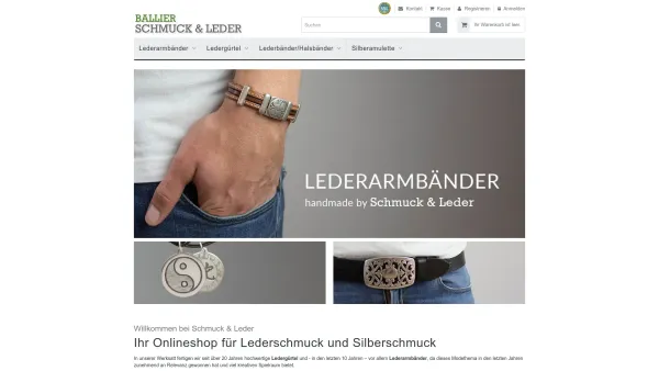 Website Screenshot: Ballier Schmuck & Leder - Ballier Schmuck & Leder - Date: 2023-06-20 10:40:17