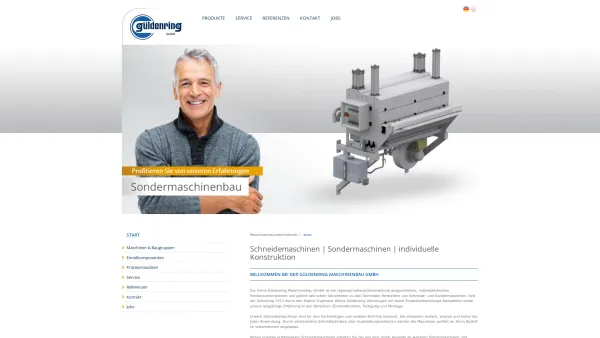Website Screenshot: Güldenring Maschinenbau GmbH - Güldenring ► Maschinenbauunternehmen - individuelle Konstruktionen - Date: 2023-06-20 10:40:17