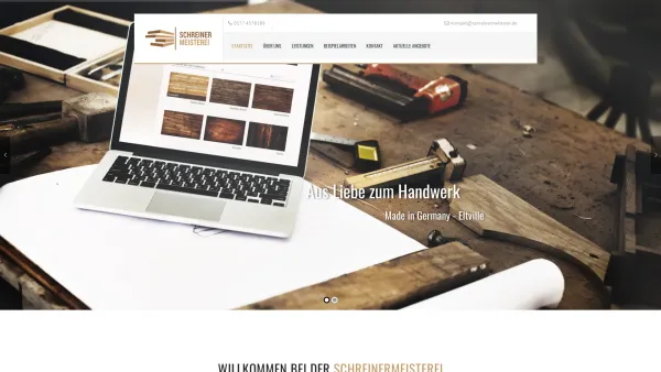 Website Screenshot: Schreinermeisterei Petzold & Co.KG - Willkommen bei Ihrer Schreinerei - Date: 2023-06-20 10:40:20