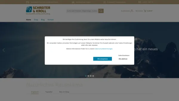 Website Screenshot: Schreiter + Kroll GmbH -  Geniale  Mauerentfeuchtung - Naturbaustoffe und Mauerentfeuchtung | Schreiter und Kroll - Date: 2023-06-20 10:40:20