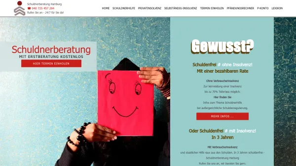 Website Screenshot: Schuldnerberatung Hamburg-Harburg - Schuldnerberatung Hamburg-Harburg • Schuldnerhilfe - Date: 2023-06-20 10:40:20