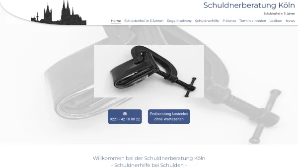Website Screenshot: Kanzlei Schulze-Lohne - Schuldnerberatung Köln - Schuldnerhilfe bei Schulden - Date: 2023-06-19 22:15:06