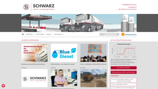 Website Screenshot: Heinrich Schwarz GmbH - Heinrich Schwarz GmbH - Startseite - Date: 2023-06-20 10:40:20