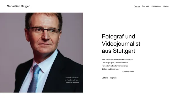 Website Screenshot: Sebastian Berger - Fotograf Stuttgart Portrait und People Fotografie - Date: 2023-06-20 10:40:22