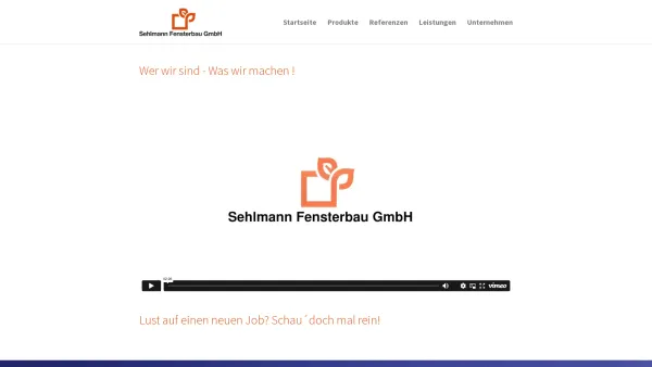 Website Screenshot: Sehlmann Fensterbau GmbH - Sehlmann Fensterbau GmbH - Holz- und Holz-Metall-Fenster im Großraum Hamburg. - Sehlmann Fensterbau GmbH - Date: 2023-06-20 10:40:22