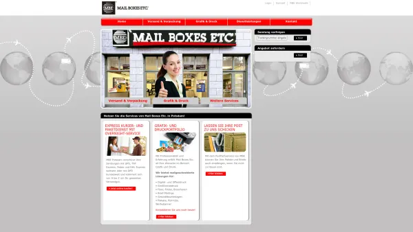 Website Screenshot: Mail Boxes Etc. MBE 0138 · Versand · Verpackung · Grafik · Druck - Mail Boxes Etc. MBE 0138 - Express-Paketshop sowie Copyshop & Druckerei in Potsdam (Berlin-Brandenburg) - Date: 2023-06-20 10:40:23