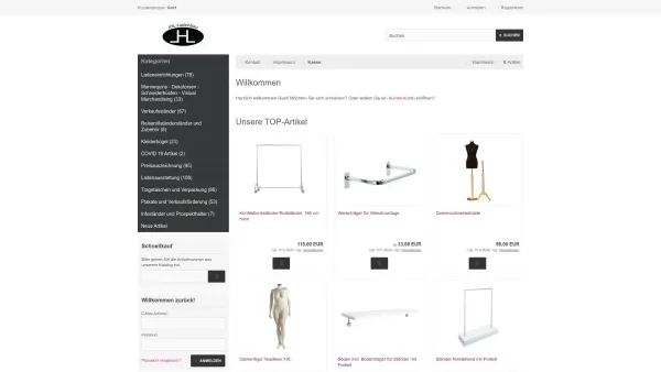 Website Screenshot: Shop Design by Di Martino GmbH - JHL Shop - Date: 2023-06-20 10:40:23