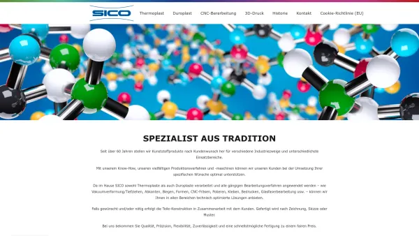 Website Screenshot: SICO-SINGE GmbH & Co. KG -  Es gibt kaum ein  Kunststoffproblem, das wir nicht lösen können - Sico Kunststoff – Eine weitere WordPress-Website - Date: 2023-06-20 10:40:25