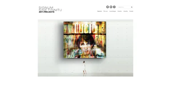 Website Screenshot: Signum sine Tinnitu Galerie für zeitgenössische Kunst - Signum Sine Tinnitu: Art & Projects - Signum Sine Tinnitu - Date: 2023-06-20 10:40:25