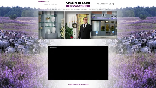 Website Screenshot: Simon-Relard -  Bestattungshaus - Bestattungshaus Simon-Relard - Bestattungshaus Simon-Relard - Date: 2023-06-20 10:40:25
