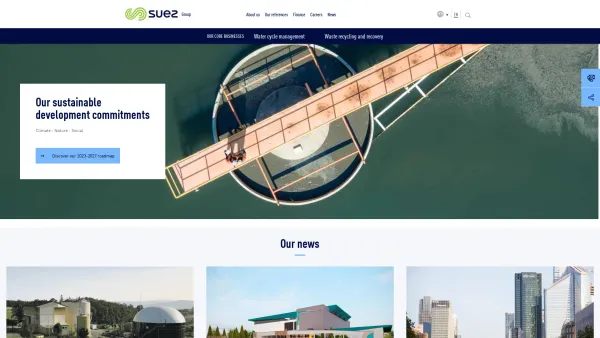 Website Screenshot: Sita Deutschland GmbH - SUEZ Group | Circular solutions in water and waste - SUEZ Group - Date: 2023-06-20 10:40:25