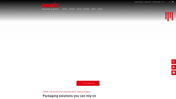 Website Screenshot: SOMIC Verpackungsmaschinen GmbH & Co. KG - Packaging machines for carton packaging | SOMIC | SOMIC Verpackungsmaschinen - Date: 2023-06-20 10:42:28