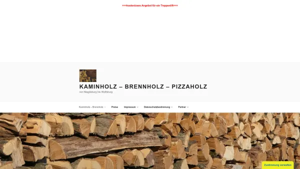 Website Screenshot: Kaminholz Brennholz - Kaminholz und Brennholz Magdeburg Wolfsburg Braunschweig - Date: 2023-06-20 10:40:28