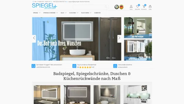 Website Screenshot: Spiegel Deutschland - Spiegel Deutschland: Spiegel nach Maß online kaufen - Date: 2023-06-20 10:40:28