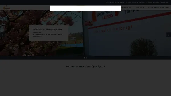 Website Screenshot: Sport- und Freizeitpark Leipzig-Paunsdorf -  Der kleine Urlaub zwischendurch! - Startseite | Sportpark Leipzig - Date: 2023-06-20 10:40:28