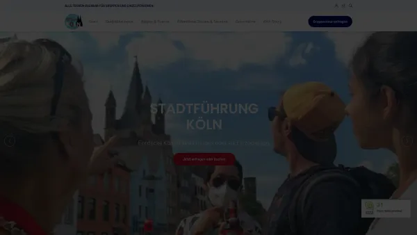 Website Screenshot: Stadtgeschichten Köln Stadtführungen und Stadterlebnisse - Stadtführungen Köln ► Köln erleben mit echten Insidern! - Date: 2023-06-20 10:40:29