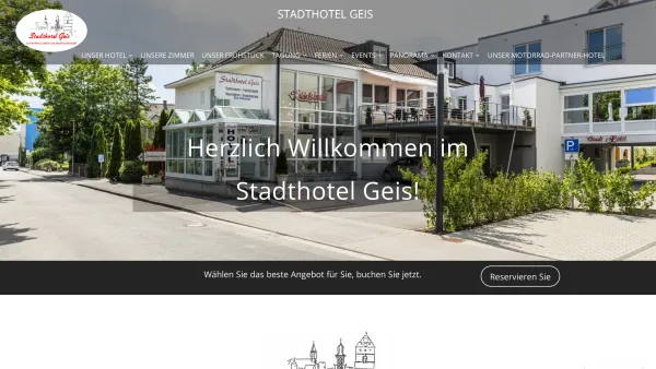 Website Screenshot: Stadthotel Geis - Stadthotel Geis | Herzlich Willkommen - Date: 2023-06-20 10:40:29