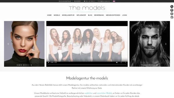 Website Screenshot: Modelagentur Stageappeal - Modelagentur & Influencer Agentur Köln | Berlin | Hamburg | München - Date: 2023-06-20 10:40:31