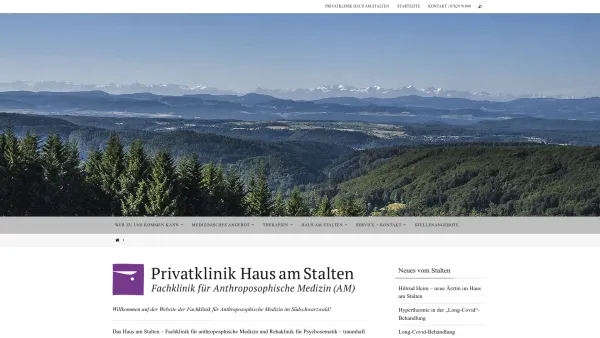 Website Screenshot: Haus am Stalten Sanatorium für Allgemeinmedizin - - Fachklinik Haus am Stalten - Date: 2023-06-20 10:40:31