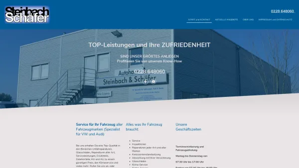 Website Screenshot: Steinbach & Schäfer GmbH & Co. KG -  Aus Bonn. Für Bonn. - Startseite Steinbach & Schäfer MSS GmbH - Date: 2023-06-20 10:40:31
