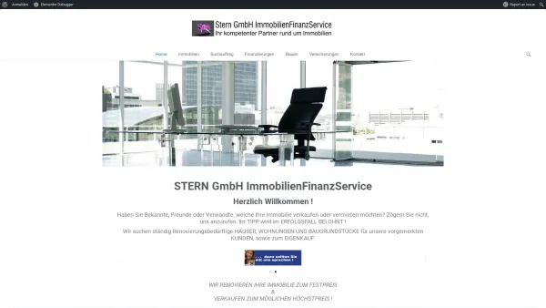 Website Screenshot: STERN GmbH ImmobilienFinanzServce - STERN GmbH ImmobilienFinanzService - Date: 2023-06-20 10:40:31