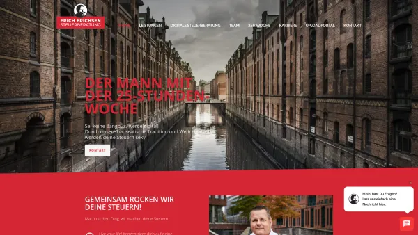 Website Screenshot: Steuerkanzlei Erich Erichsen - Steuerkanzlei Hamburg | Steuerberater Erich Erichsen, Metropolregion HH - Date: 2023-06-20 10:40:31