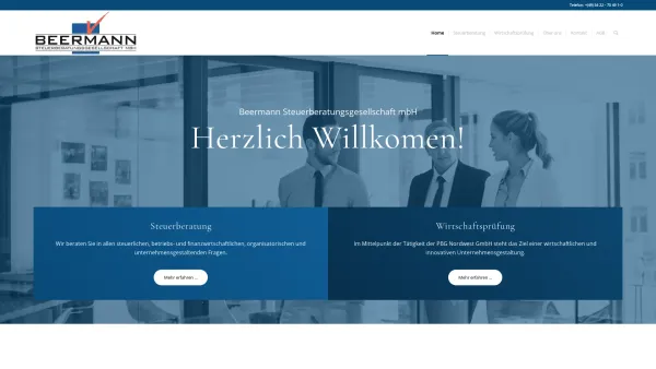 Website Screenshot: Beermann Steuerberatungs GmbH - Steuerberatung Beermann - Date: 2023-06-20 10:40:34