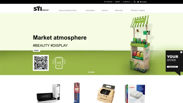 Website Screenshot: STI Gustav Stabernack GmbH - STI Group: Pioneers in Packaging - Date: 2023-06-20 10:40:34