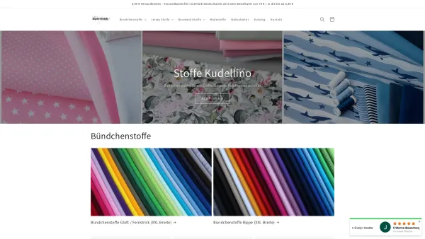 Website Screenshot: Stoffe Kudellino Stoffhandel Anna Kudella - Date: 2023-06-20 10:42:28