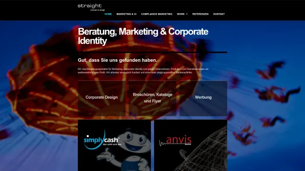 Website Screenshot: STRAIGHT concept & design Frankfurt - Beratung, Marketing & Corporate Identity - STRAIGHT Frankfurt - Date: 2023-06-20 10:40:34
