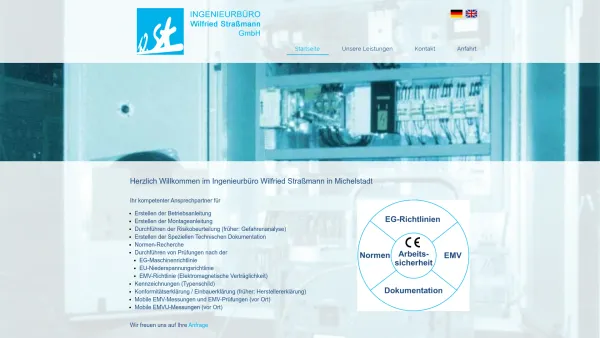Website Screenshot: Wilfried Straßmann GmbH Ingenieurbüro - Startseite - Date: 2023-06-20 10:40:34