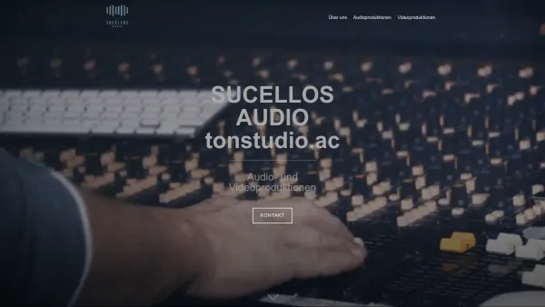 Website Screenshot: Sucellos Audio Musikproduktionen - Sucellos Audio - Die Tonstudio Hitschmiede in Aachen - Date: 2023-06-20 10:40:34