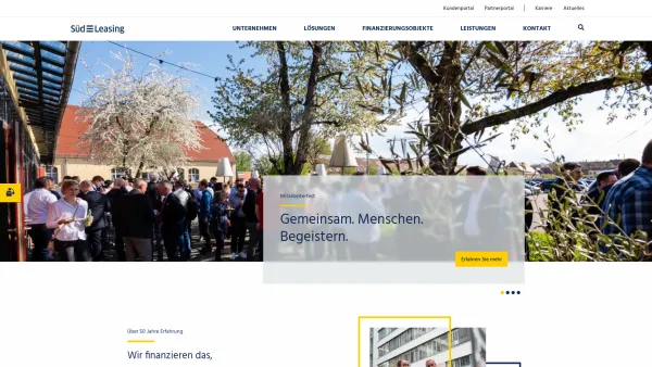 Website Screenshot: SüdLeasing Repräsentanz Leonberg GmbH - Ihr Finanzierungspartner | SüdLeasing GmbH - Date: 2023-06-20 10:40:34