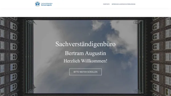 Website Screenshot: Sachverständigenbüro Bertram Augustin - Sachverständigenbüro – Bertram Augustin - Date: 2023-06-20 10:40:37