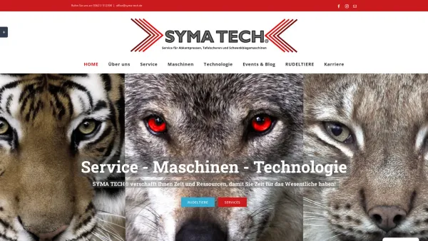Website Screenshot: SYMATECH - Home - SYMA TECH® - Date: 2023-06-20 10:40:37