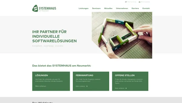 Website Screenshot: SYSTEMHAUS am Neumarkt -  Mit  Innovationen in die Zukunft - Home | SYSTEMHAUS am Neumarkt EDV-Service GmbH - Zwickau - Date: 2023-06-20 10:40:37