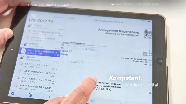 Website Screenshot: Fachanwalt für Familienrecht in Regensburg - Treutler Rechtsanwälte & Fachanwälte in Regensburg - Date: 2023-06-20 10:40:37