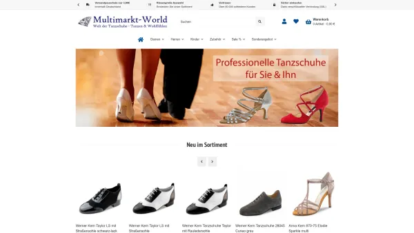 Website Screenshot: Multimarkt-World Tanzschuhe und Tanzsport-Zubehör - Tanzschuhe günstig online kaufen » Multimarkt-World - Date: 2023-06-20 10:42:31