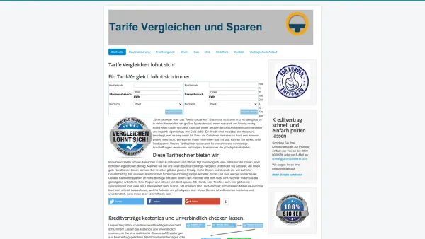 Website Screenshot: Tarif-Optimierer - Tarif-Optimierer - Date: 2023-06-20 10:40:37