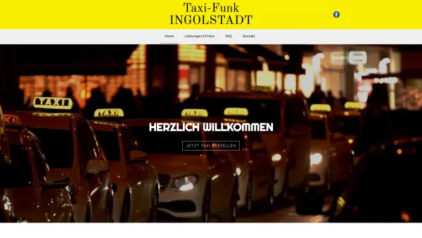 Website Screenshot: TAXI-ZENTRALE-INGOLSTADT -  Wir sind Tag  und Nacht für Sie da! - Taxi-Funk Ingolstadt | Taxiunternehmen Ingolstadt | Home - Date: 2023-06-20 10:40:37