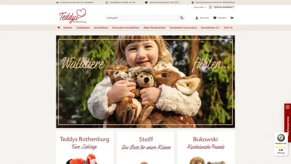 Website Screenshot: Teddys Rothenburg e. K. - Ihr großer Teddy Online Shop | Teddys Rothenburg - Date: 2023-06-20 10:40:40