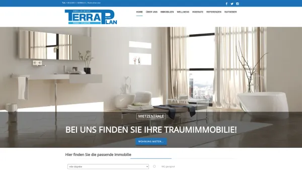 Website Screenshot: Immobilien Terra-Plan GmbH im IVD - Immobilienmakler Passau - Vilshofen | Terra Plan Meinzer Immobilien - Date: 2023-06-20 10:40:40